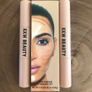 KKW Beauty Creme Contour & Highlight Set-Light-NWT